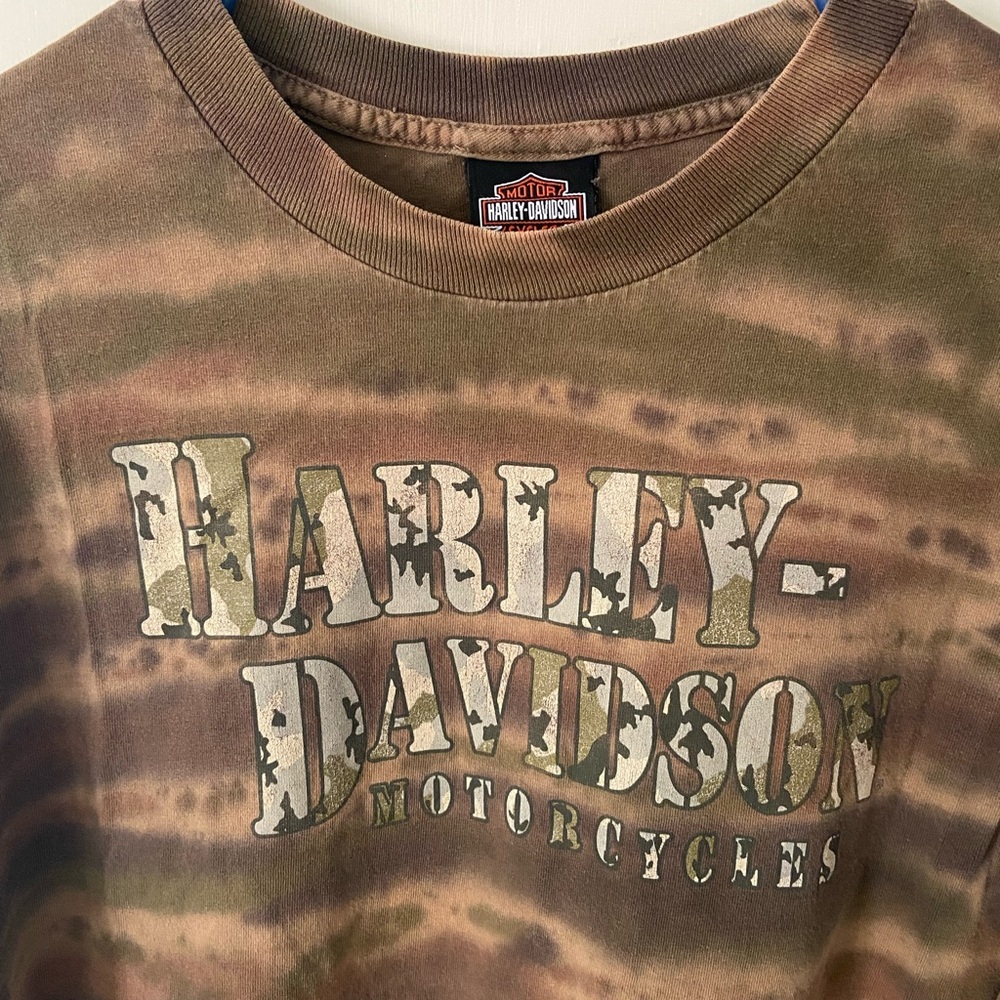 Camo Harley Davidson Tshirt